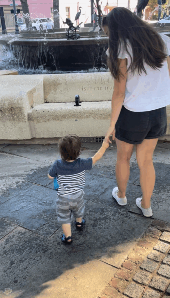 travel alone with toddler
