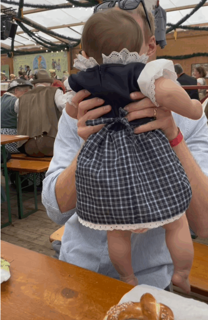 Munich Oktoberfest with a baby