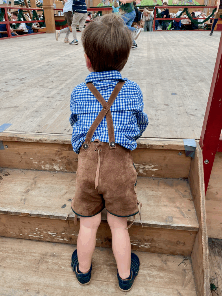 Munich Oktoberfest with a toddler