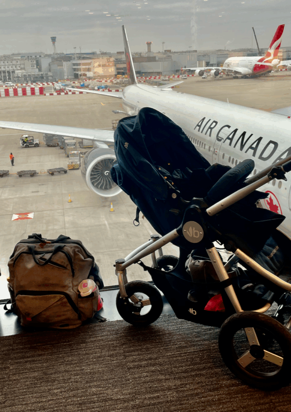 flying solo with young kids